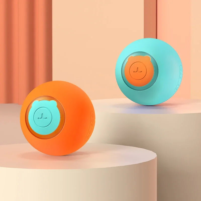 Cat Toys Smart Interactive Cat Bouncing Ball Automatic Rolling Ball Training Self-Moving Electric Toy Dog Pet Accessories